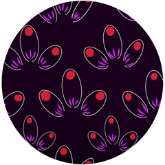 Petal Dot Seamless Pattern Uv Print Round Tile Coaster