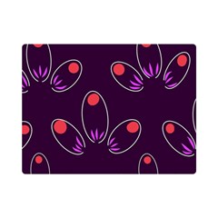 Petal Dot Seamless Pattern Premium Plush Fleece Blanket (mini) by Pakjumat