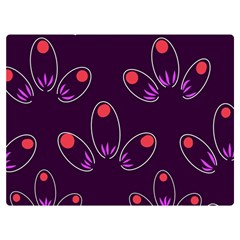 Petal Dot Seamless Pattern Premium Plush Fleece Blanket (extra Small) by Pakjumat