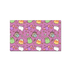 Pusheen Cat Sticker (rectangular)