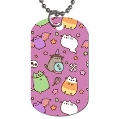 Pusheen Cat Dog Tag (one Side)