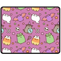 Pusheen Cat Fleece Blanket (medium)