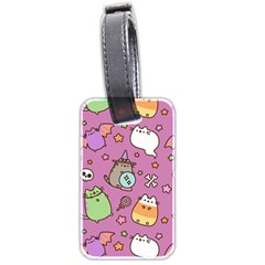 Pusheen Cat Luggage Tag (two Sides)