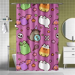 Pusheen Cat Shower Curtain 48  X 72  (small) 