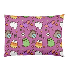 Pusheen Cat Pillow Case (two Sides) by Pakjumat