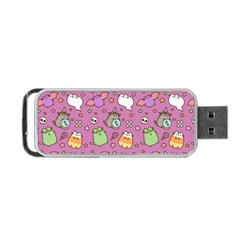 Pusheen Cat Portable Usb Flash (two Sides) by Pakjumat