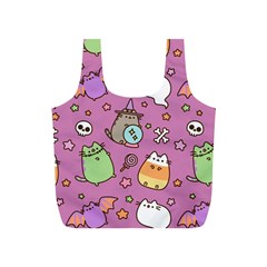 Pusheen Cat Full Print Recycle Bag (s) by Pakjumat