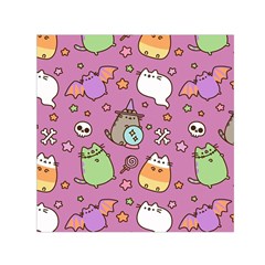 Pusheen Cat Square Satin Scarf (30  X 30 ) by Pakjumat