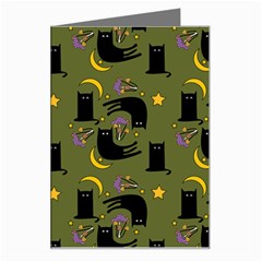 Cat Cartoon Cats Animal Pattern Greeting Card