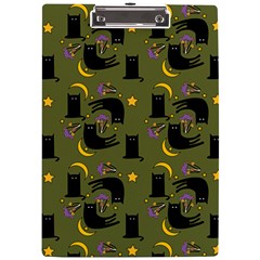 Cat Cartoon Cats Animal Pattern A4 Acrylic Clipboard