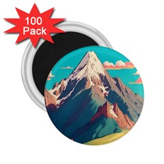 Mountain Mount Fuji 2 25  Magnets (100 Pack) 