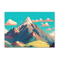 Mountain Mount Fuji Sticker A4 (10 Pack)