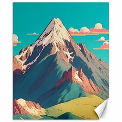 Mountain Mount Fuji Canvas 16  X 20  by Pakjumat