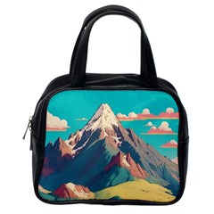 Mountain Mount Fuji Classic Handbag (one Side) by Pakjumat