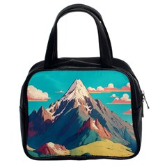 Mountain Mount Fuji Classic Handbag (two Sides) by Pakjumat