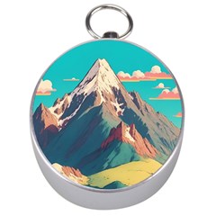 Mountain Mount Fuji Silver Compasses by Pakjumat