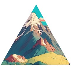 Mountain Mount Fuji Wooden Puzzle Triangle by Pakjumat