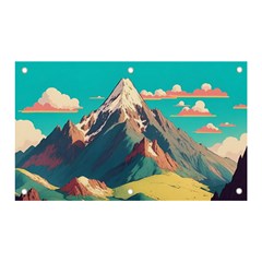 Mountain Mount Fuji Banner And Sign 5  X 3  by Pakjumat