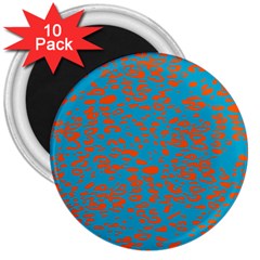 Animal Print Pattern 3  Magnets (10 Pack)  by Pakjumat