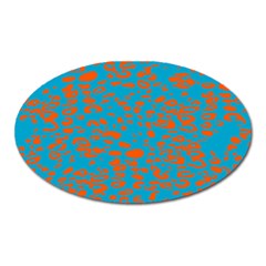 Animal Print Pattern Oval Magnet