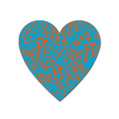 Animal Print Pattern Heart Magnet