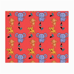 Elephant Monkey Dog Cartoon Small Glasses Cloth by Pakjumat