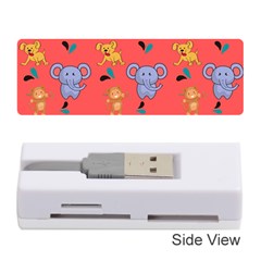 Elephant Monkey Dog Cartoon Memory Card Reader (stick) by Pakjumat