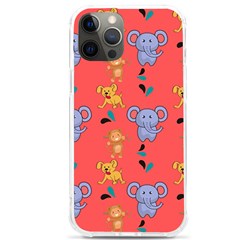 Elephant Monkey Dog Cartoon Iphone 12 Pro Max Tpu Uv Print Case by Pakjumat