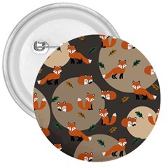 Fox Pattern 3  Buttons