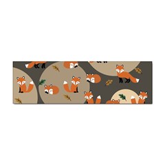 Fox Pattern Sticker (bumper)