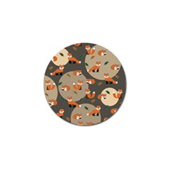 Fox Pattern Golf Ball Marker (10 Pack)