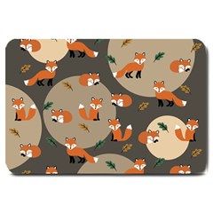 Fox Pattern Large Doormat