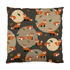 Fox Pattern Standard Cushion Case (two Sides) by Pakjumat