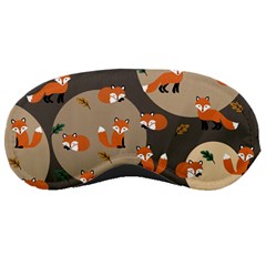 Fox Pattern Sleep Mask