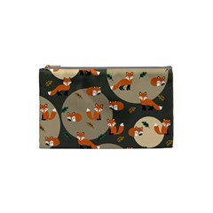 Fox Pattern Cosmetic Bag (small) by Pakjumat