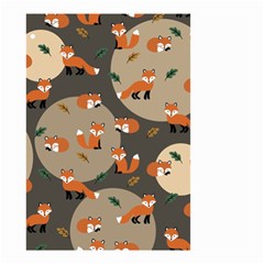 Fox Pattern Small Garden Flag (two Sides)