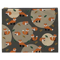 Fox Pattern Cosmetic Bag (xxxl) by Pakjumat