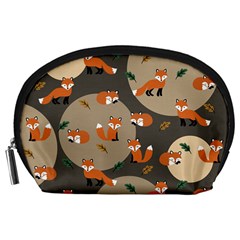 Fox Pattern Accessory Pouch (large) by Pakjumat