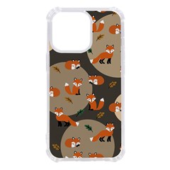 Fox Pattern Iphone 13 Pro Tpu Uv Print Case