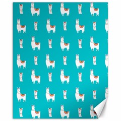 Lama Alpaca Animal Pattern Design Canvas 16  X 20  by Pakjumat