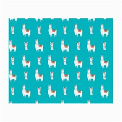 Lama Alpaca Animal Pattern Design Small Glasses Cloth (2 Sides) by Pakjumat