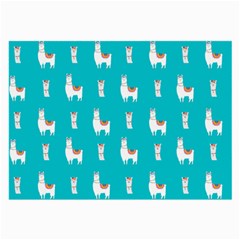 Lama Alpaca Animal Pattern Design Large Glasses Cloth (2 Sides) by Pakjumat