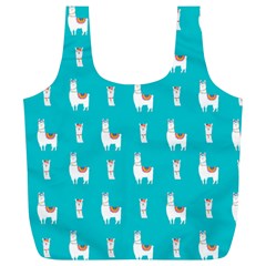 Lama Alpaca Animal Pattern Design Full Print Recycle Bag (xl) by Pakjumat