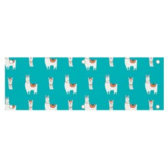 Lama Alpaca Animal Pattern Design Banner And Sign 6  X 2 