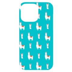 Lama Alpaca Animal Pattern Design Iphone 14 Pro Max Black Uv Print Case