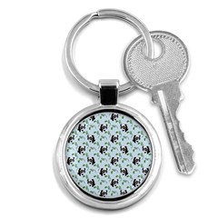 Animal Panda Bamboo Seamless Pattern Key Chain (round) by Pakjumat