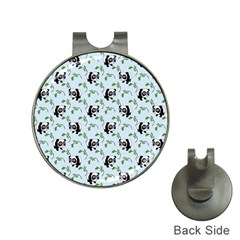 Animal Panda Bamboo Seamless Pattern Hat Clips With Golf Markers by Pakjumat