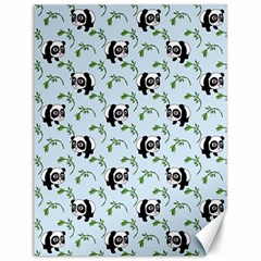 Animal Panda Bamboo Seamless Pattern Canvas 12  X 16  by Pakjumat