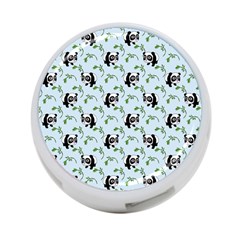 Animal Panda Bamboo Seamless Pattern 4-port Usb Hub (one Side) by Pakjumat