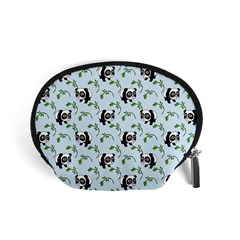 Animal Panda Bamboo Seamless Pattern Accessory Pouch (small) by Pakjumat